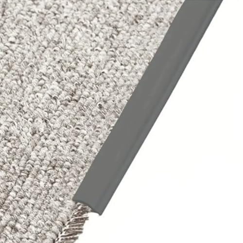 Teppichkantenleiste 10 m (32, 8 Fuß) PVC knitterfrei Übergangsleiste für Teppiche Fußmatten Fliesen und Kunstrasen zum Selbstschneiden