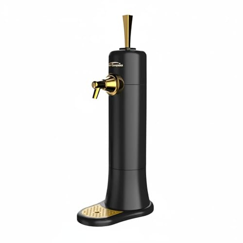 Pitycbo Máquina de Espuma de Cerveza Dispensador Frother Servidor Dosificador Generador Presentación Profesional en Mesa con Encimera Compacta Fácil de Usar