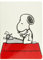 Graphique Tagebuch mit weichem Einband, Peanuts-Schreibmaschinen-Design, 200 linierte Seiten, süßes Snoopy-Design auf dem Einband, 15,2 x 21 x 1,2 cm, strapazierfähiges Notizbuch für Notizen, Listen,