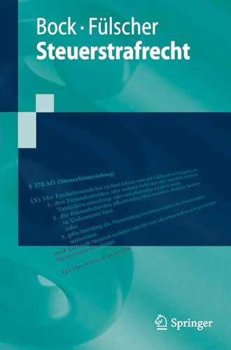Steuerstrafrecht (Springer-Lehrbuch)
