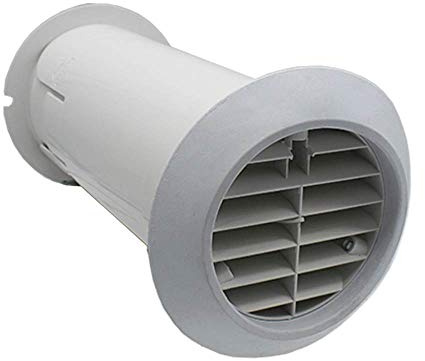 Manrose Deluxe Internal Quick Wall Kit White | For through-wall installation, Complete installation components