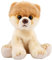 Suki Gifts 12131 Naturgetreuer Pomeranian Zwergspitz Kuscheltier, mehrfarbig