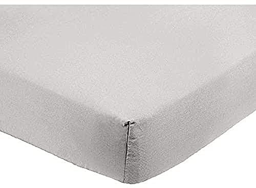 Drap Housse Microfibre Gris 90x190cm