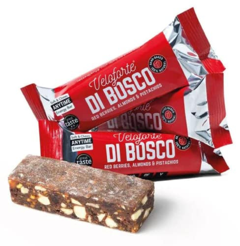 Veleforte Energy Bars (Box of 24) (Di Bosco (Red Berries, Almonds, Pistachios))