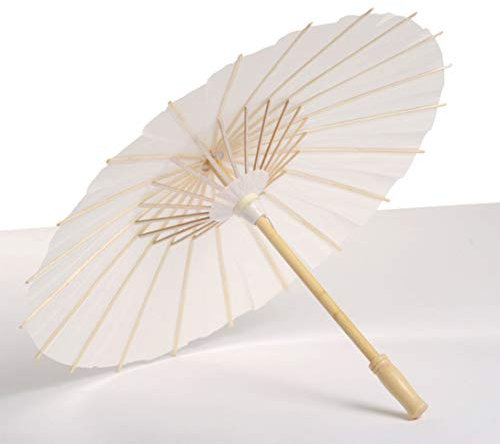Egurs DIY Regenschirme, chinesischer Art-Öl-Papier-Sonnenschirm für das Malen der Hochzeitsfeier, leer XL