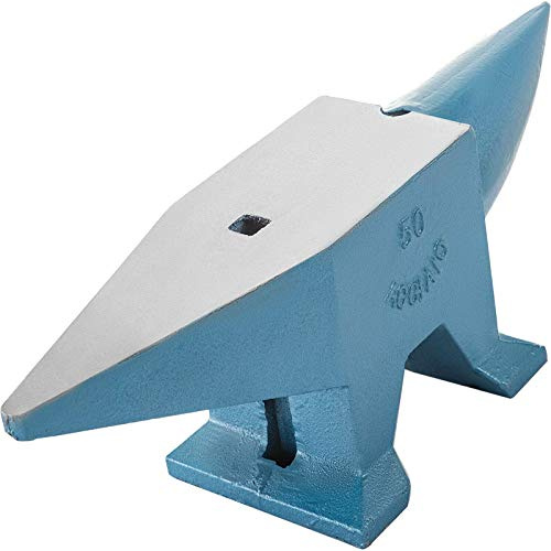 Happybuy Yunque de Acero 50KG, Yunque de Metal 110LBS, Yunque de Herrero Ideal para Metalúrgicos y Herreros para Remachar, Aplanar, Forjar y Formar Metal