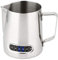 Milk Jugs Coffee Frothing Pitcher with Thermometer Stainless Steel Milk Latte Cup with Temp Control for Home Kitchen 600ml
