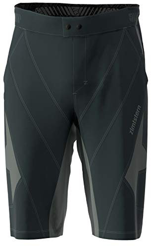 Zimtstern Herren Tauruz Evo Short MTB, Pirate Black/Gun Metal, L