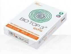 BioTop 3 Extra Kopierpapier 100g TCF von Mondi DIN A4-500 Blatt Bio Top 3