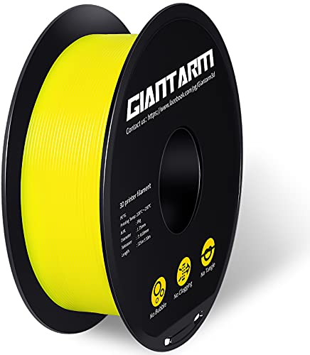 GIANTARM PETG Filament 1,75 mm gelb für 3D-Drucker 1 kg Spool