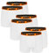 KTM by Freegun Boxershorts für Herren Unterwäsche Pant Men´s Boxer 6 er Pack, Farbe:White2, Bekleidungsgröße:M