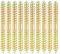 Double Ended Screw, 10Pcs 6x60mm Positioning Nail Woodworking Furniture Connector Double Head Dowel Screw