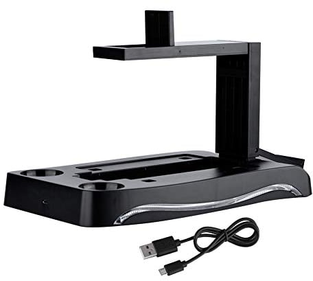 Ftory Multifunktionsunterstützung für PS4 VR-Controller Ladestation Dockständer Ladegerät Dockstation Halterung - Schlicht - Ladestation - USB - PS4 VR-Controller, PS Move-Griffe