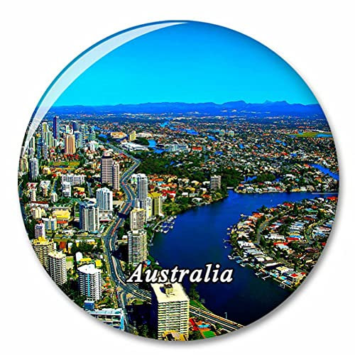 Australia Gold Coast City Fridge Magnet Decorative Magnet Bottle Opener Tourist City Travel Souvenir Collection Gift Strong Refrigerator Sticker