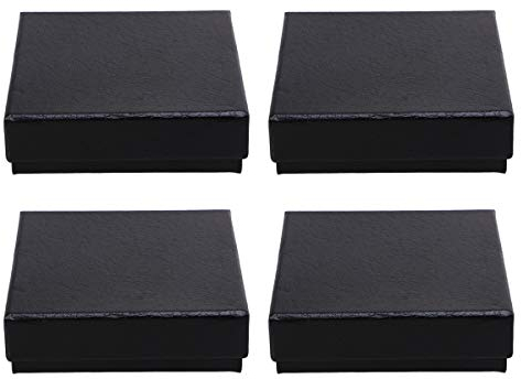 UKCOCO Mode Uhrenbox 4pcs Taschenuhr Fall Pappe Taschenuhr Organizer Aufbewahrungsbox- Größe L