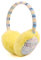 Pesaat Ohrenwärmer kinder mädchen Flauschige Ohrenschützer Jungen Warmer Earmuffs Winter (Gelb)