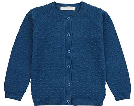 Sense Organics Elia Knitted Cardigan - Kinder Strickjacke saphirblau - blaue Strickjacke mit (98)