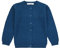 Sense Organics Elia Knitted Cardigan - Kinder Strickjacke saphirblau - blaue Strickjacke mit (98)