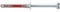Fischer Tasselli Prolungati DuoXpand FUS 8x80 con Vite a Testa Esagonale Flangiata in Acciaio Zincato, 50 Pz, 562152