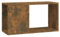 vidaXL TV Schrank Lowboard TV Möbel Tisch Board Sideboard Fernsehtisch Fernsehschrank HiFi-Schrank Wohnzimmer Räuchereiche 60x24x32cm Holzwerkstoff