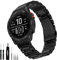 BOJYS Armband Kompatible mit Fenix 8 47mm Edelstahl, 22mm Ersatzarmband Metall Uhrenarmband Quick-Fit Armband für Fenix 7, Fenix 6, Fenix 6 Pro, Fenix 5, Fenix 5 Plus, Forerunner 935 945, Instinct 2