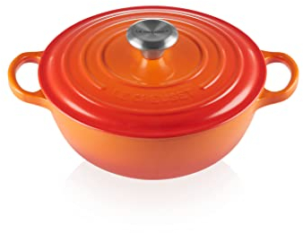 Le Creuset La Marmite aus Gusseisen, 24cm, Ofenrot, 21114240900430