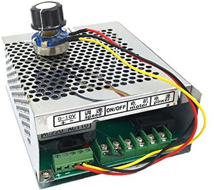 Moteur de Broche Air refroidi 0,8 KW DC110V 20000RPM CNC Spindlemotorkit Morcin / 800W Moteur de la Broche/Alimentation Vitesse Gouverneur for la Gravure (Color : Package 2)