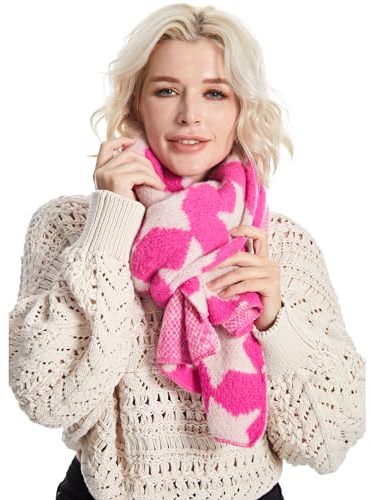 DiaryLook Karierter Warmer Deckenschal für den Winter, Lange Damen-Schals, kariert, weich, Wolle, Tartan-Schal für Frauen