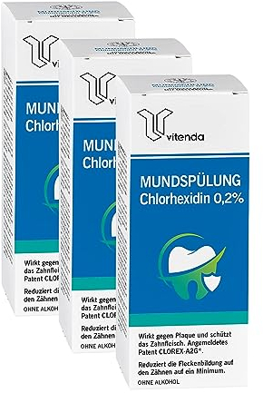 Vitenda Mundspülung Chlorhexidin 0,2% zur Mund- und Zahnfleischpflege (600 ml)