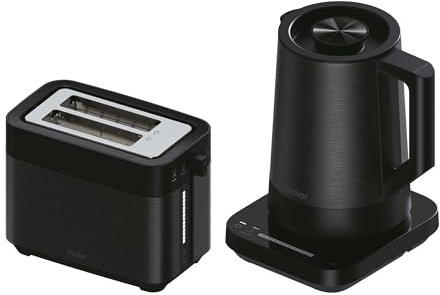 Haier Black Multifunctional Toaster & Kettle