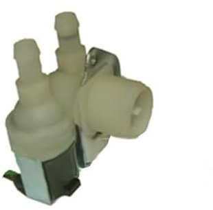 FIGEVIDA Elettrovalvola 2 Vie 90° 12mm 80000500 229914007 481981729327 per Lavatrice Whirlpool/indesit/compatibile per Candy