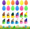 Ostergummienten, Spielzeug aus Gummi-Enten - 12 lustige Neuheiten, Sortiert, Leuchtend bunt, zum Ostertag, Gummienten für Ostern, Partygeschenke, Eiersuche-Zubehör