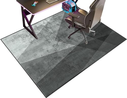 Tapis De Tambour Tapis de Chaise de Bureau Gaming Tapis de Chaise pour Les Chaises de Jeu ou de Bureau, Matériau Résistant, Protège Les Sols, Planchers, Parquets, pour Gaming et Le-D||100x120cm