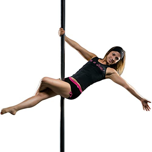 Kit Pole Dance, Barre de Pôle Dance Poteau de strip-teaseur noir de 9 pieds, 10 pieds, 11 pieds, 12 pieds, poteau de danse statique rotatif pour femmes robustes de grande taille, kit de poteau de dan