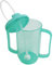ZJIVQO Drinking Beaker Cup Beakers for Elderly Sippy Cup Bottle for Disabled Adults Mug Sippy Cup with Easy Grip Handles Anti Splash Spout and Travel Lid Bed Care Cup 450ml