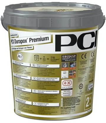 PCI Durapox Premium 2 kg Nr. 43 Pergamon 2K-Epoxidharz-Fugenmörtel Verfugen Verlegen Fliesen Sika
