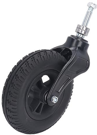 Lenkrolle, Universal-PU-Nabe, PVC-Rad für Rollstuhl-Vorderradersatz, 120 Kg Tragfähigkeit, Kompatibel mit den Meisten 7-Zoll-Rollstühlen