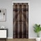 Loussiesd Wood Grain Curtains 132X203Cm Retro Wooden Barn Doors Indoor Living Room Bedroom Farmhouse Country Wardrobe, Barn Country Brown Curtains Outdoor Entrance