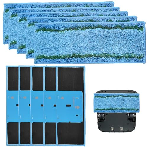 14er-Pack Waschbare WischtüCher für Wischroboter, Wiederverwendbare Mikrofaser Wischauflagen Mop, Wischroboter Reinigungsmittel ZubehöR für Braava Jet M6