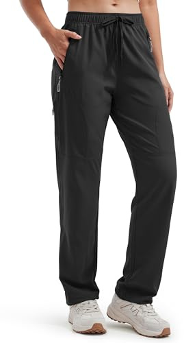 Libin Women's Hiking Trousers Waterproof Walking Cargo 29 Black XXL