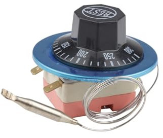 Termostato de 2 pines for calentador de agua, interruptor de Control de temperatura, perilla ajustable, 30-110 grados centígrados, 1 Uds.