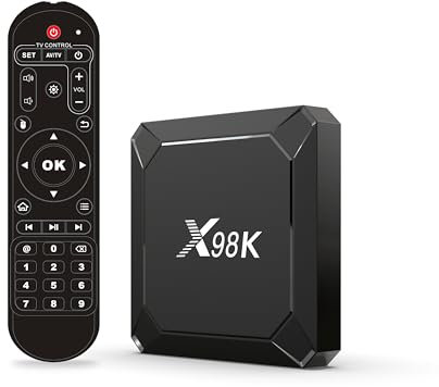 Boîtier TV Android 13.0, Android Box 4GB RAM 32GB ROM RK3528 Quad-Core Arm Cortex-A53,Android TV Box Support WiFi6 BT5.0 10/100M LAN Enternet 2.4G/5G HD 8k TV Box Android