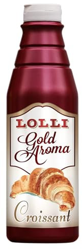 LOLLI - Aromi in pasta per preparazioni professionali, ideali per dare gusto a tantissimi prodotti di pasticceria e gelateria, senza coloranti, linea GOLD (1 flacone - 800g, Croissant)