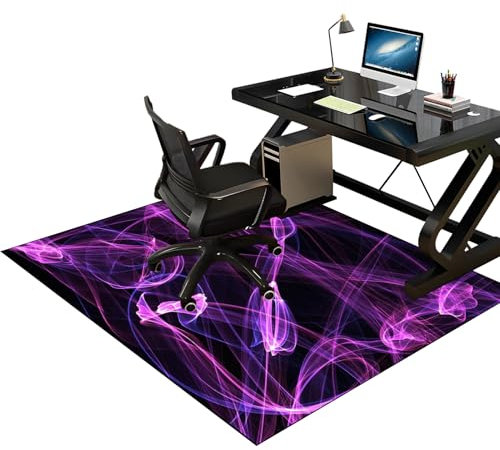 Tapis de Chaise Gaming Polyvalent | Protège-Sol pour Chaise 60 x 70 cm | Protection Bureau pour Sols Durs | Chairmat Décoratif