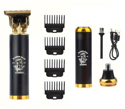 Mr.Gadget's Solutions Tondeuse et Tondeuse à Cheveux Professionnels - Kit de Toilettage Complet 3 en 1 pour Coupe de Cheveux, Barbe Coupe et Détaillement - Rechargeable, Lames de Précision, Moteur