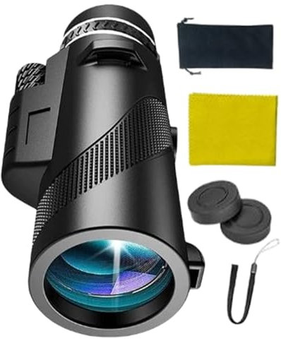 Teleskop für Erwachsene, Teleskope für Erwachsene Astronomie - Handheld tragbares Teleskop,80x Vergrößerung kompakt leicht für Vogelbeobachtung von Stargazing & Astronomie im Freien