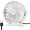 TriPole Desk Fan for Home, Portable USB Handheld Fan 3 Speeds Powerful Table Fan Silent, 360°Adjustable Mini Cooling Fans, Electric small Desktop Quiet Fans for Bedroom, Office, Library, Travel