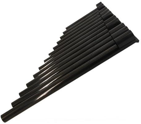 Flûte De Pan Flûte De Pan Professionnelle En ABS Instrument De Musique Diatonique 13/26 Do(13 BLACK)