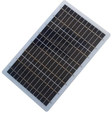 Zestivra Panneau Solaire 50W Dispositif Léger et Résistant aux Intempéries | Chargeur Solaire Portable pour Jardins et Cours Incluant Pompes à Eau Intérieures et Extérieures Paysage et