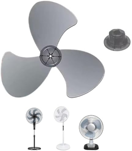 Zizhiou Pales De Ventilateur De Rechange De 40 Cm À Cinq Feuilles Hélice De Ventilateur De Rechange À 3 Pales Pale De Rechanges Pour Ventilateurs Mural Pour Ventilateurs De Colonne Et De Bureau
